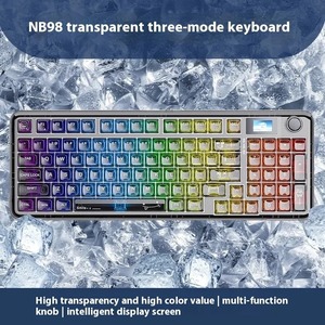 AULA-Teclado mecánico multifuncional de 3 modos, pantalla personalizada, para juegos, RGB, retroiluminado, intercambio en caliente, regalos para jugadores de PC - Product Image 5