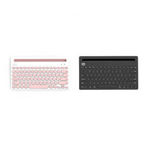 FD IK3381 <strong>Wireless</strong> <strong>Keyboard</strong> Dual Channel Multi Device Universal Cute <strong>Wireless</strong> BT3.0 <strong>Keyboard</strong> Slim With 20m Connection 15 Pro - Product Image 6