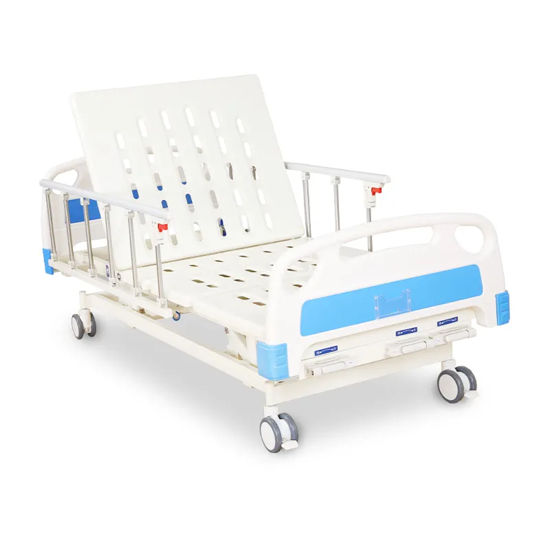Cama de reabilitação manual ABS hospitalar profissional 3 funcional, cama hospitalar profissional para cuidados médicos críticos, nova personalização