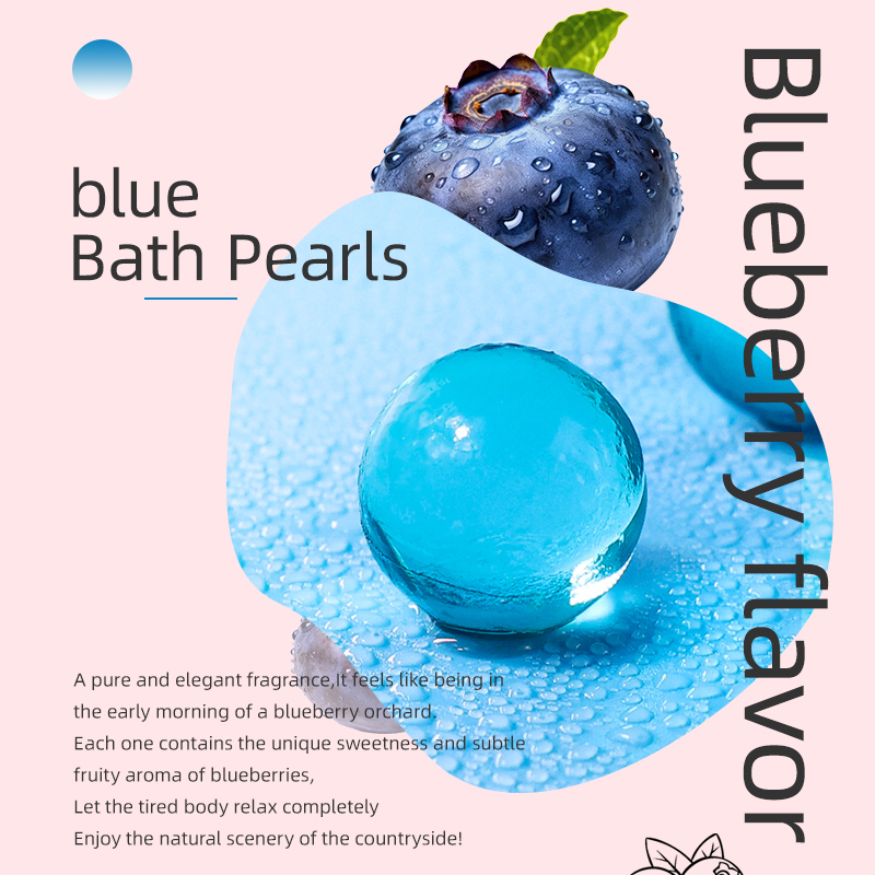 Blue Bath Pearls