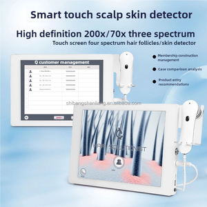 Chức năng tạo tập tin thành viên Máy dò nang lông da đầu màn hình cảm ứng 15 inch, máy dò chiếu sáng Ba ánh sáng - Product Image 3