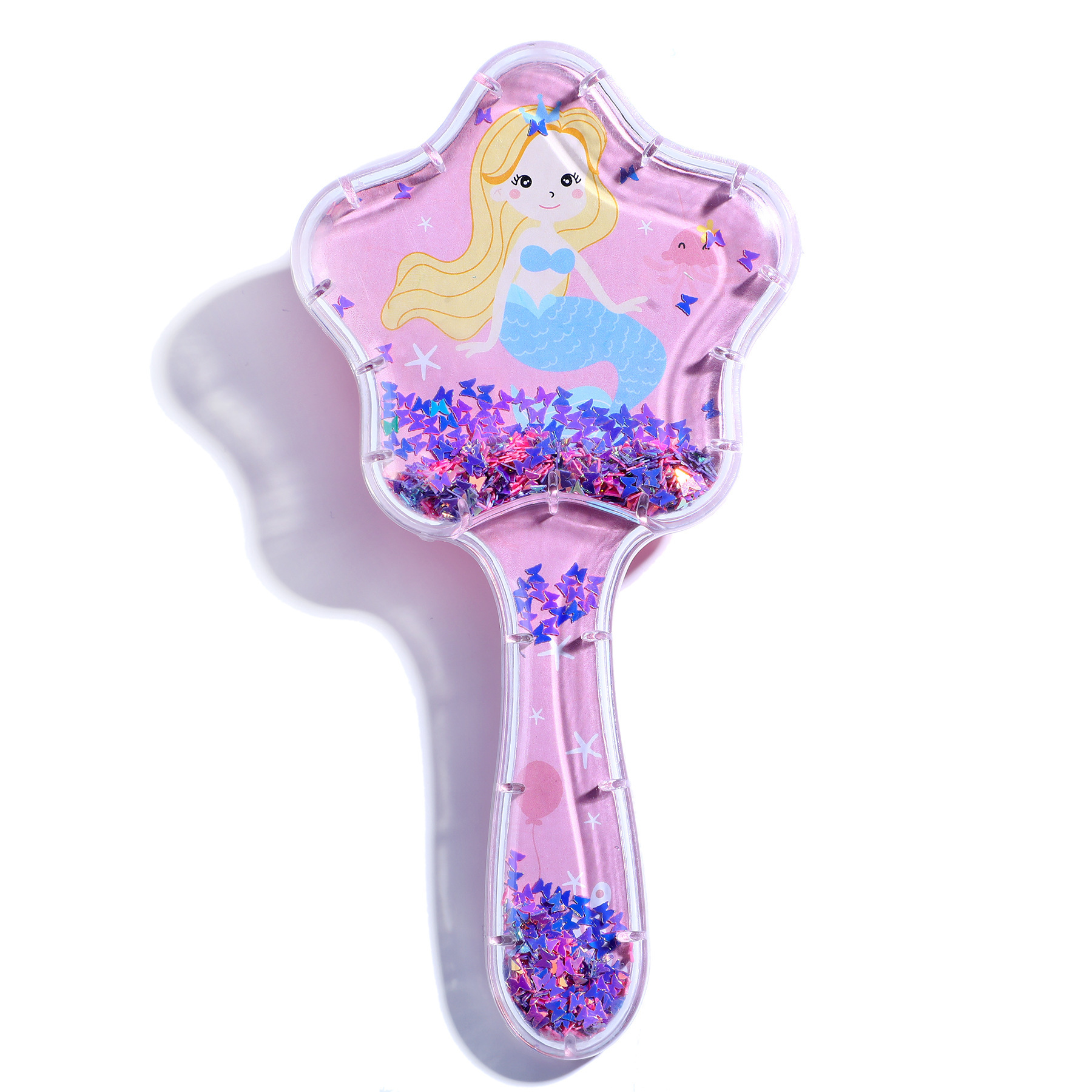 Base Rosa cola azul sirena