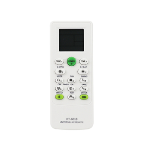 High Quality KT-6018 Universal 6000 <strong>Codes</strong> Remote Control ABS Plastic Air Conditioner Part for Home Use Electric Power <strong>Source</strong>