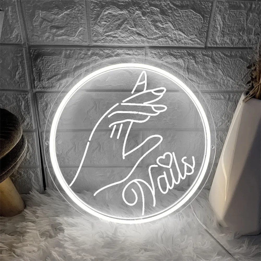 Signe au néon personnalisé pour magasin de beauté, maison, femme, filles, décor de chambre, décoration murale 3D, panneau de sculpture Led, signes lumineux, cadeau de noël