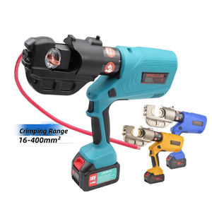 คีมไฮดรอลิกไฟฟ้าแบบชาร์จไฟได้ 18V EZ-300 เครื่องมือย้ําสายเคเบิลที่ใช้แบตเตอรี่สําหรับขั้วต่ออลูมิเนียมทองแดง - Product Image 1