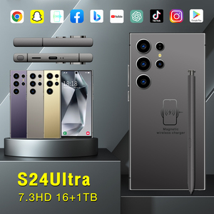 2024 yeni orijinal Galaxs sıcak S24Ultra 5G akıllı telefon 16GB 1TB 7.3 inç 10 çekirdekli dahili hepsi bir arada makine ile kalem akıllı telefon