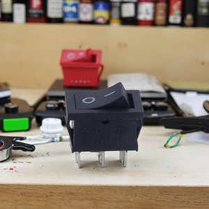 Mini AC chuyển đổi 2 pin 3A 250V 6A 125VAC 10x15 mét Đỏ ON-OFF KCD1-11 Rocker chuyển 10*15 mét kcd11 - Product Image 3