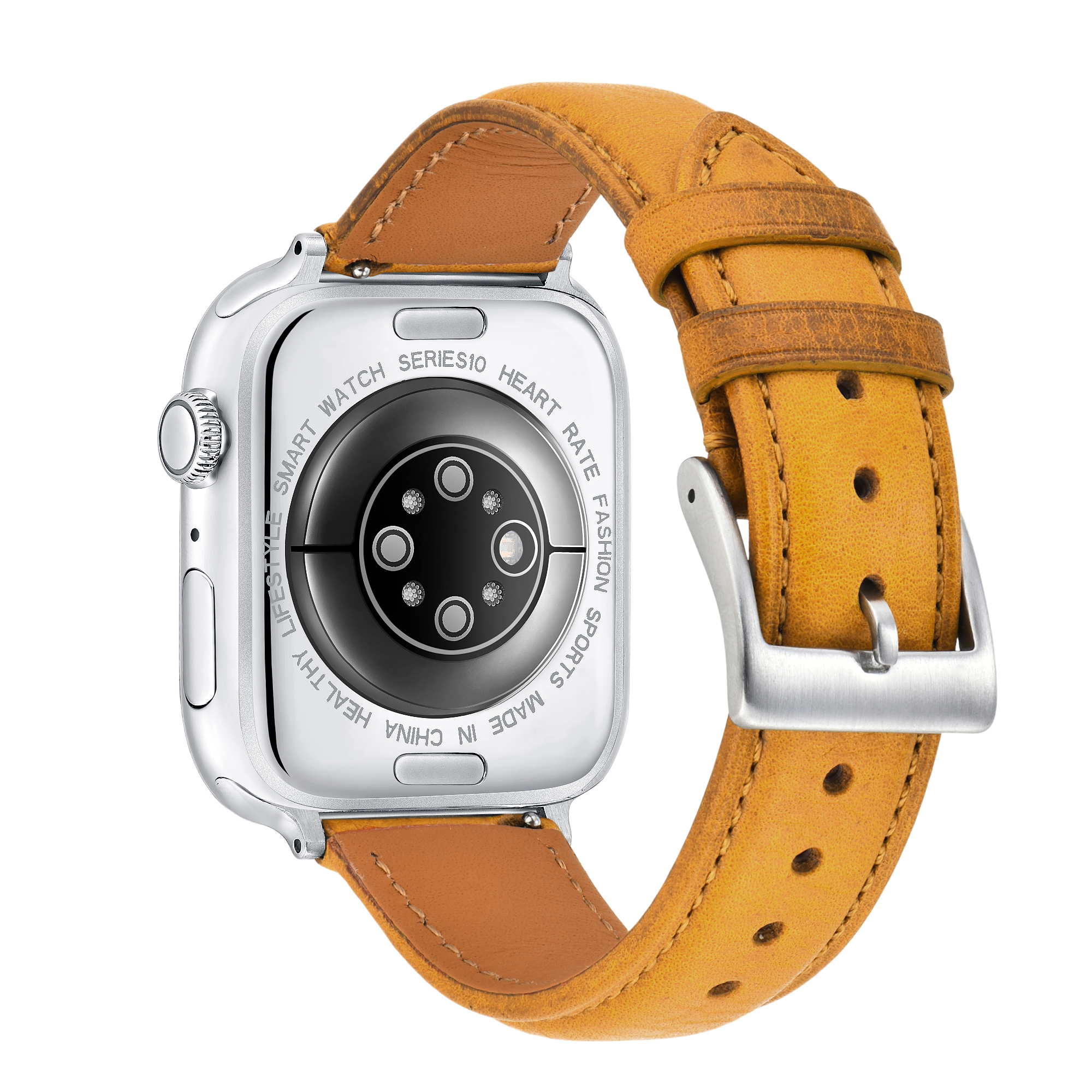 Bracelets de montre intelligente jaunes
