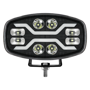 High Power 9&quot; Oval Auto Spotlight Combo Beam 4x4 Off-road Truck <strong>White</strong> Amber Position Lamp <strong>Led</strong> Work Light <strong>LED</strong> Driving Light <strong>80W</strong> - Product Image 1