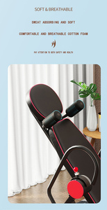 Máquina de estiramiento trasero de mesa de inversión plegable de altura y ángulo ajustable de protección múltiple de Venta caliente