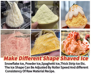 さまざまなスノーフレーク形状の工場供給の簡単な調整インテリジェントな雪氷製造機 - Product Image 2