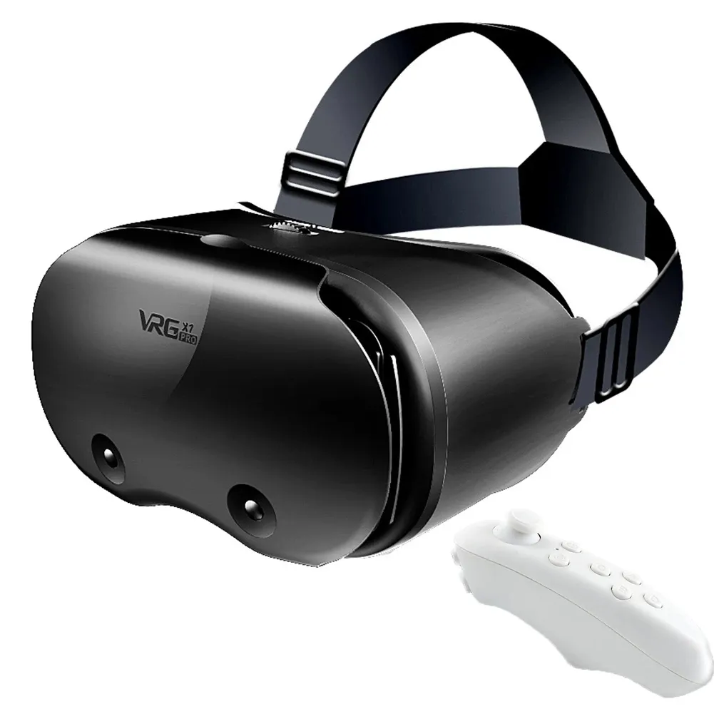 VR kulaklık geniş açı akıllı sanal gerçeklik 3D VR kulaklık akıllı telefon için Video oyunu dürbün sanal gerçeklik