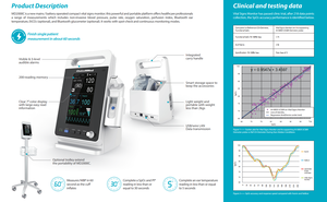 Neonatal spo2 monitor de apnéia nibp, spo2, pi *, pr, pulsoximetro de temperatura - Product Image 6