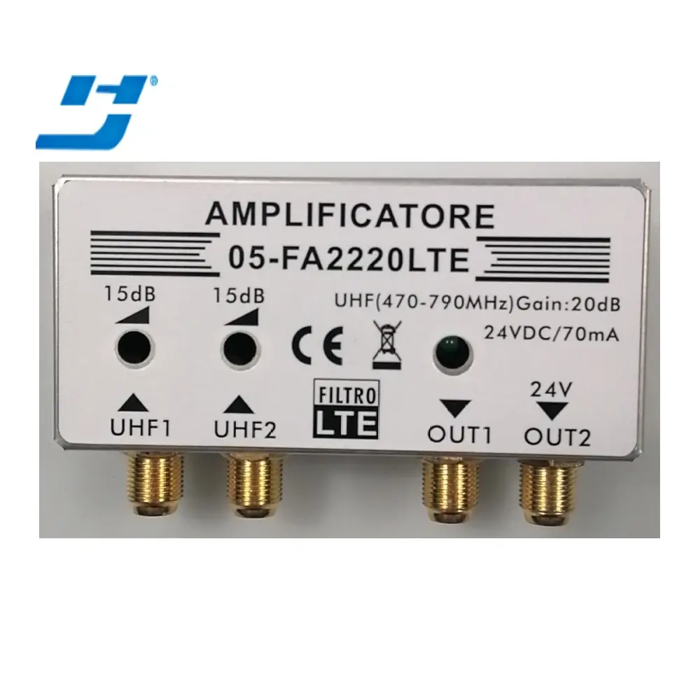 Amplificador de señal Digital con retorno pasivo, dispositivo de señal de 2 puertos de 470-790MHz para televisión por Cable, antena, HDTV, Internet