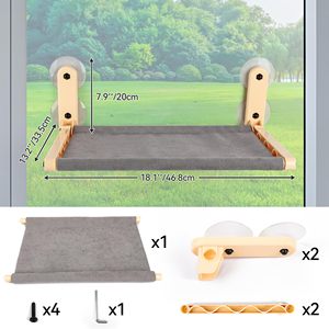 AFP akülü tasarım kedi pencere levrek vantuz büyük uzay katlanabilir pencere salonu hamak yatak küçük kediler ve köpekler için - Product Image 5