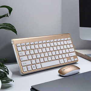 Portable <strong>Wireless</strong> 78-Keys LED Backlit <strong>Keyboard</strong> &amp; Mouse Set 2.4G Mini Gaming <strong>Keyboards</strong> &amp; Mouse for Laptop/PC USB Interface - Product Image 2