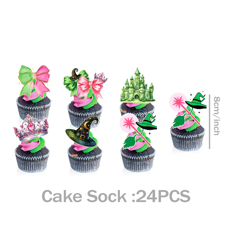 Small cake topper 24pcs