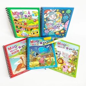 Çocuk DIY oyuncak Graffiti kalem kullanımlık boyama kitabı büyülü su resimli kitap boyama çizim kurulu eğitici oyuncak - Product Image 2