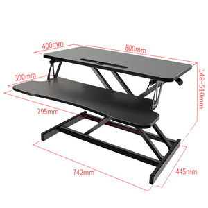 立式工作站高度可调电脑桌助推器家用台式升降台 - Product Image 6