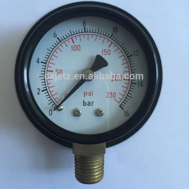 YN63 Radial cheap flange Pressure gauge