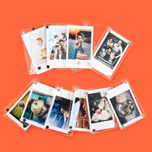 OEM Tùy Chỉnh Acrylic Tủ Lạnh Từ Khung Polaroid Ảnh Tủ Lạnh Nam Châm Hình Ảnh Khung Cho Fujifilm Instax Mini - Product Image 2
