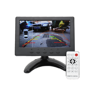 Monitor de vehículos TFT LCD de 7 pulgadas, pantalla de marcha atrás para camiones, monitores de pantalla retrovisora de 7 pulgadas, monitores de grabadora de vídeo para coche