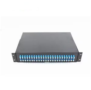 Feiboer 2U/9U/24U ODF montaje en rack Simplex fibra óptica Patch Panel 24/48 puertos multimodo SC APC Slide para redes 3G/4G/5G - Product Image 5