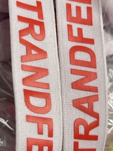 Banda elástica ancha impresa personalizada Patrones personalizados Ropa Deporte Decoración Cinturón Sujetadores de gancho y bucle - Product Image 4