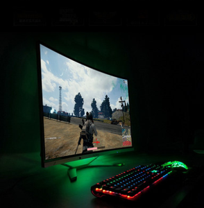 New Style 23.6''/27'' I7-9700 480G SSD Dedicated Graphics Card Curve Screen Monoblock All in One Pc Gamer Desktop <strong>Computer</strong> - Product Image 3