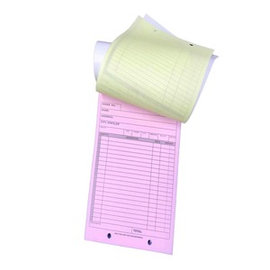 可定制定制无碳印刷样品发票NCR/无碳销售订单簿 - Product Image 4