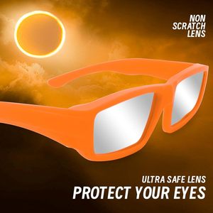 نظارات ثلاثية الأبعاد ثلاثية الأبعاد للكريسماس بشعار مخصص نظارات حجاب من الورق للأجازات بأضواء الألعاب النارية - Product Image 3