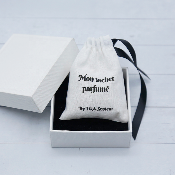 Reusable Custom Drawstring Pouch Packaging Gift Cotton Bag with logo