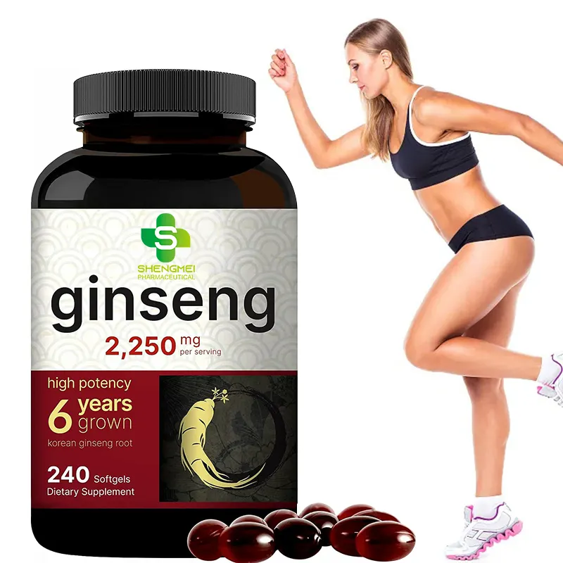 Wholesale customizable ginseng complex capsule epimedium extract 500mg hard capsule herbal supplements for men