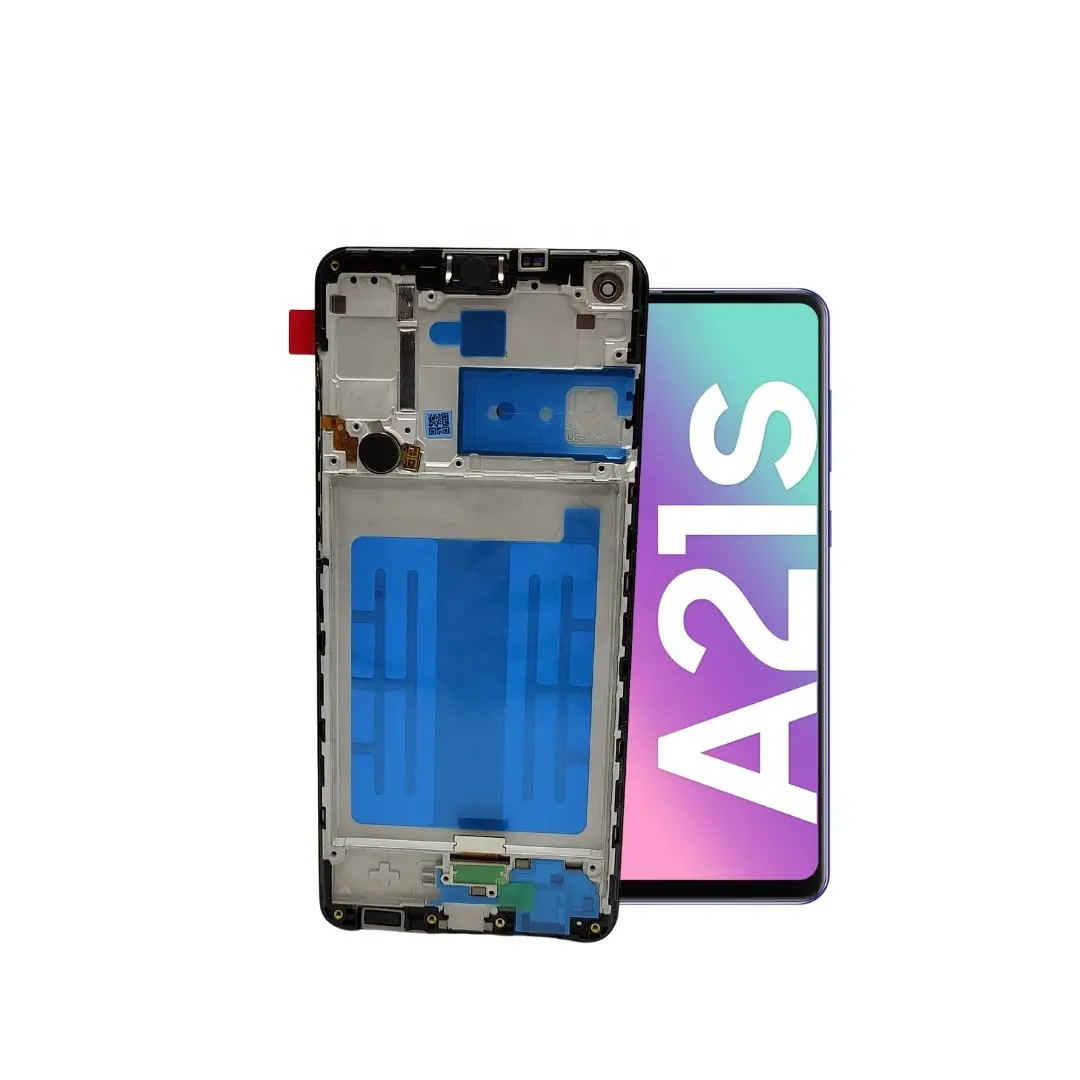 Original Montageservice Pack LCD A217 für Samsung Galaxy A21s Handy reparierte Teile LCD mit Rahmengehäuse