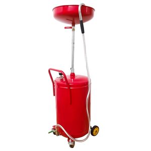 Portable Oil Drain Container Waste Oil Drain Tank Air Operated Drainer for Change <strong>Fluid</strong> Drain <strong>Disposal</strong> with Adjustable Height He - Product Image 1