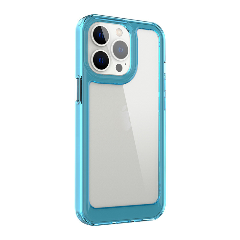 Teinté de bleu