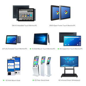 Diseño Delgado 21 27 32 43 pulgadas señalización digital tablero inteligente pantalla táctil monitor interactivo con USB HD MI VGA - Product Image 5