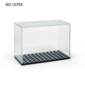 ミニフィギュアディスプレイケース3.7x2.7x1.9インチスタック可能モデルディスプレイケースプラスチックディスプレイケースベース付き - Product Image 3