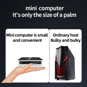 Micro ordenador personal Mini PC Core I7 10510U I5 10210U I3 10110U Dual LAN DDR4 RAM NVME SSD ordenador portátil de escritorio - Product Image 6