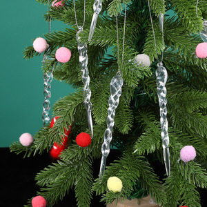 Hot 12Pcs 13Cm Giáng Sinh Mô Phỏng <span class=keywords><strong>Ice</strong></span> Xmas Tree Treo Trang Trí <span class=keywords><strong>Icicle</strong></span> Mùa Đông Đảng Giáng Sinh Năm Mới Trang Trí Nguồn Cung Cấp - Product Image 3