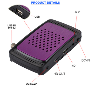Yeni ürün dvbs2digital TV receiverhevc FTA dekoder dvb s2 tv dvbs2 set üstü kutusu - Product Image 4