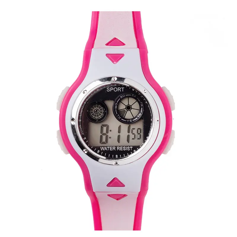 Xingwang-01 enfants nuit lueur adolescent mâle et femelle étudiant montre électronique couleur bonbon montre à Quartz