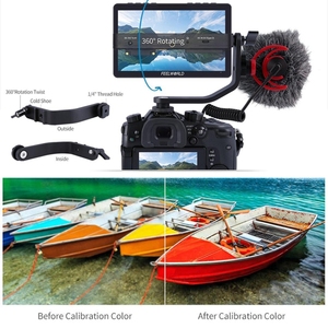 Dropshipping 6นิ้วทัชสกรีน3D LUT 4K F5 V4โปรกล้อง DSLR จอภาพภาคสนามหูฟังสเตอริโอจอภาพวิดีโอ - Product Image 6
