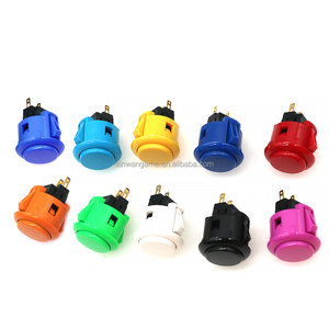ปุ่มกดแบบดั้งเดิม SANWA obsf 24มม. 30มม. กระดุมพลาสติกกลมสำหรับ PS4พีซีสำหรับ Xbox hitbox เครื่องเล่นเกมดันเหรียญ - Product Image 3
