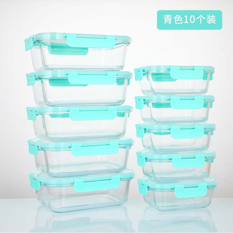 Juego de 10 piezas - Longitud pequeña 5 + Longitud grande 5 - Verde menta