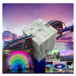 DC 24V quadrato rgb moduli led 24V rgb 16703 dmx512 ic modulo quadrato led per pubblicità luce a soffitto 24v modulo a led - Product Image 2