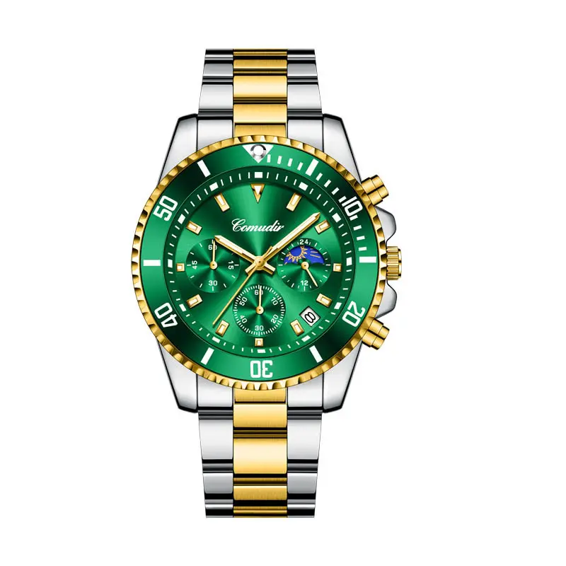 Reloj de pulsera de negocios para hombre de estilo clásico de lujo con diseño de logotipo personalizado OEM 2023, relojes de cuarzo impermeables de lujo para hombre