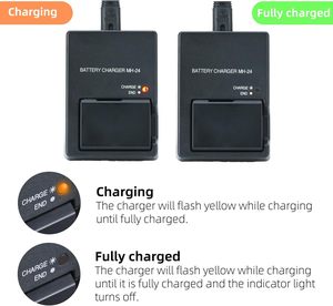 Replacement EN-EL14 Battery <strong>Charger</strong> MH-24 <strong>Charger</strong> Compatible with P7100 P7000 D5100 D5200 D5300 D5500 D5600 Df D3100 Etc. - Product Image 4