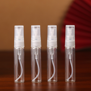 低最小起订量透明琥珀色玻璃空香水瓶2毫升2.5毫升3毫升5毫升10毫升尺寸喷雾器30毫升容量可密封香水 - Product Image 4