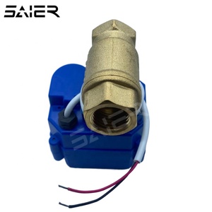 1/2英寸黄铜迷你电动切断阀220VAC DC3V 6v电动控制球阀 - Product Image 3